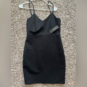 Lulus little black bodycon dress- NWT